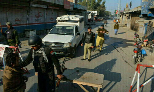 The Torghar Police Book Workers and ANP leaders over protest